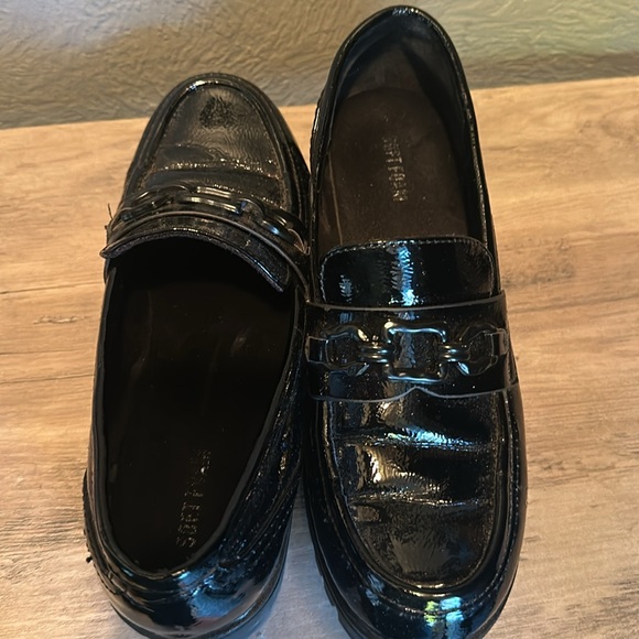 Patened Leather Loafers - Picture 2 of 5